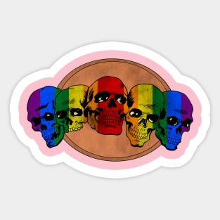 Gay Pride Halloween Sticker